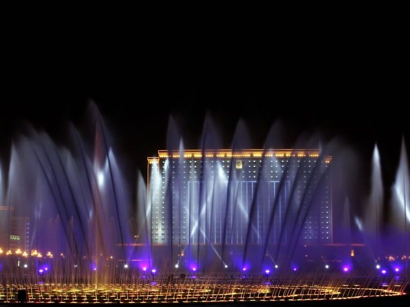 洛阳市政府音乐喷泉