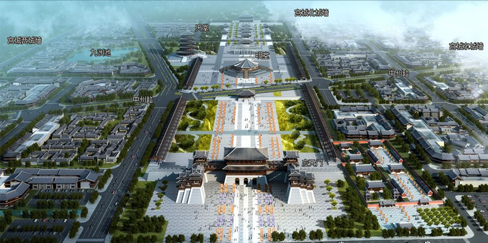 神秘的洛阳古城