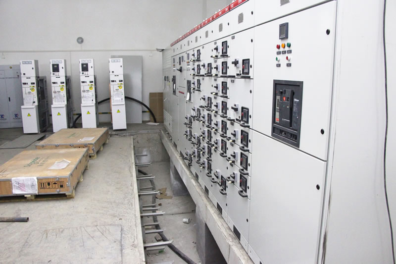 正大国际商场高压配电施工现场1